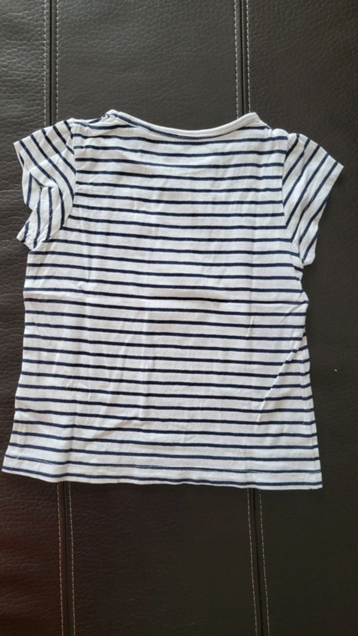Lot tee-shirts été fille 2-4 ans - photo numéro 9