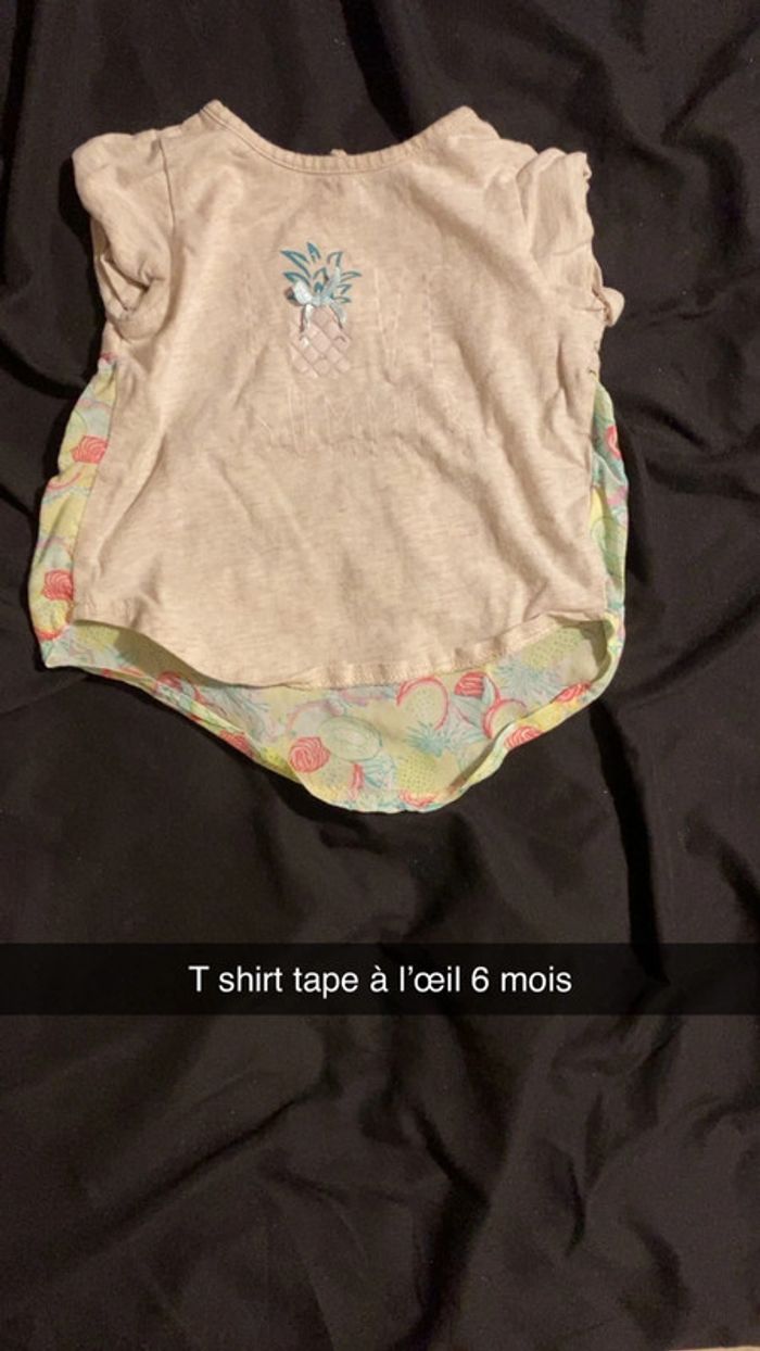 T shirt manche court tape à l’œil 6 mois