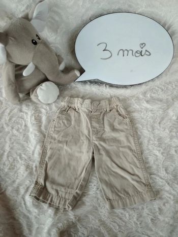 Pantalon Garçon 3 mois Baby club 100% coton Wildlife