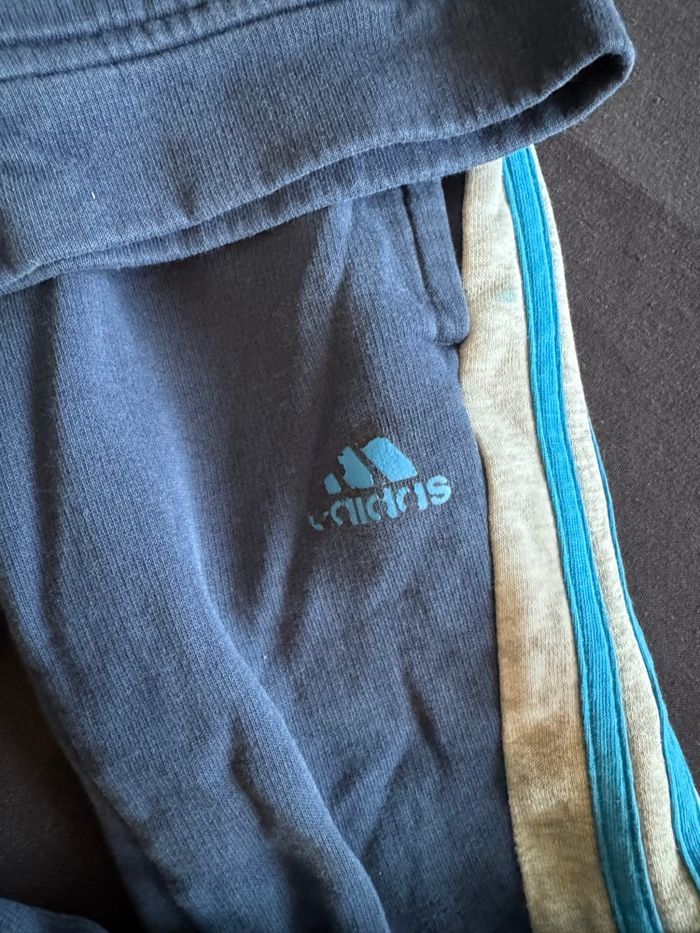 Ensemble survêtement Adidas 18-24 mois bleu - photo numéro 2
