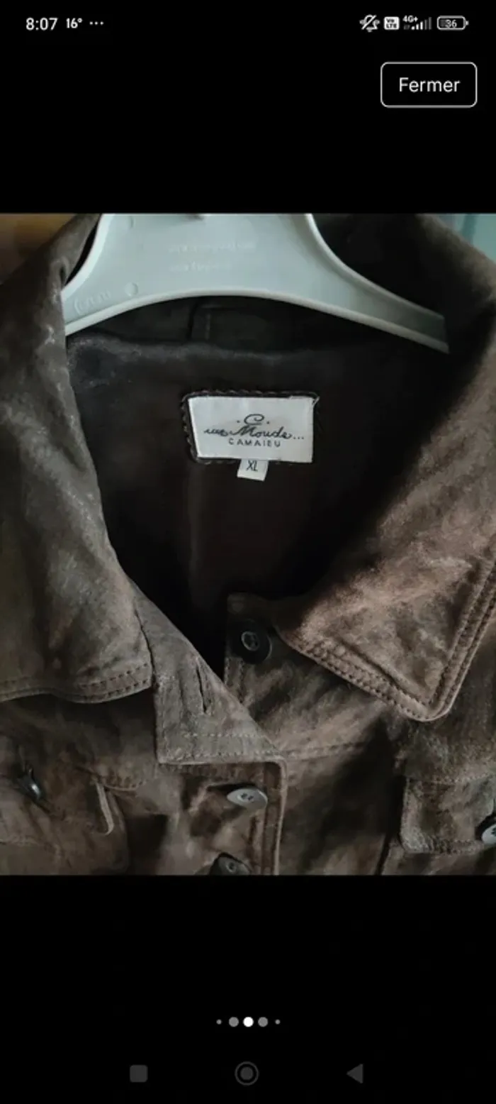 Veste croûte de cuire - photo numéro 4