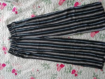 Pantalon fin d'été rayé