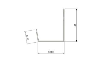 Étagère à clés métallique 