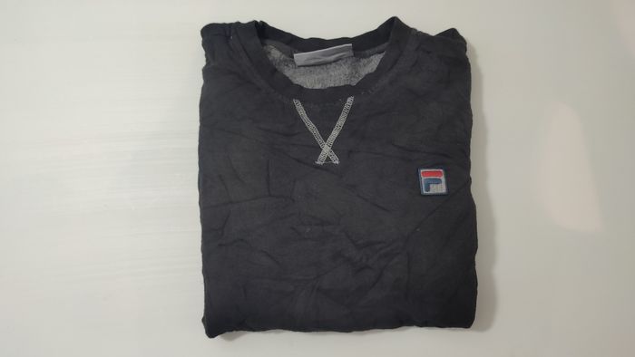 Vêtement homme pull sweat noir Fila taille M #Retrostreet