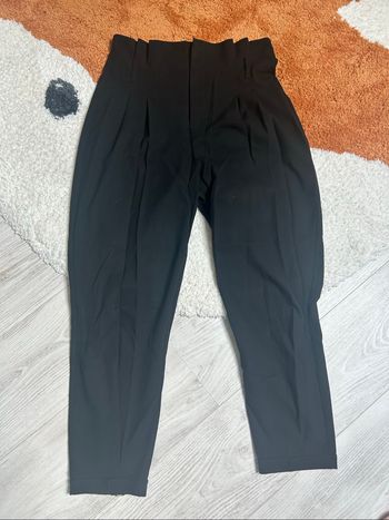 Pantalon tailleur noir