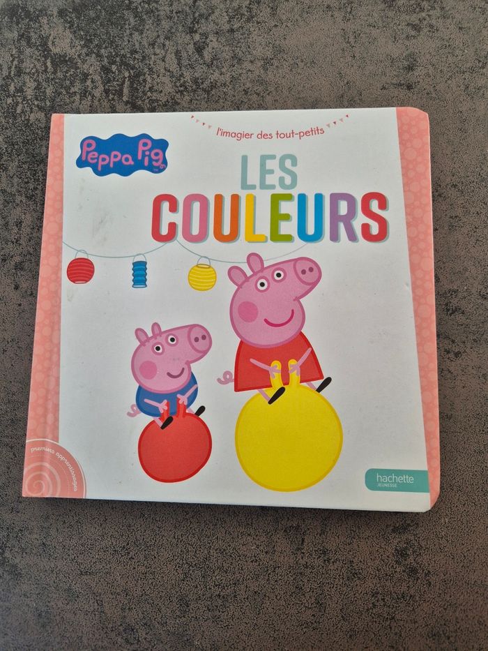 Imagier des couleurs peppa pig