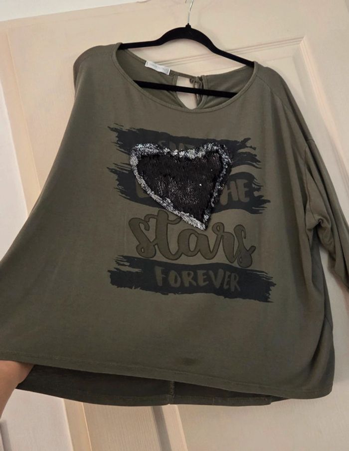 T-shirt Made in Italy loose - photo numéro 3