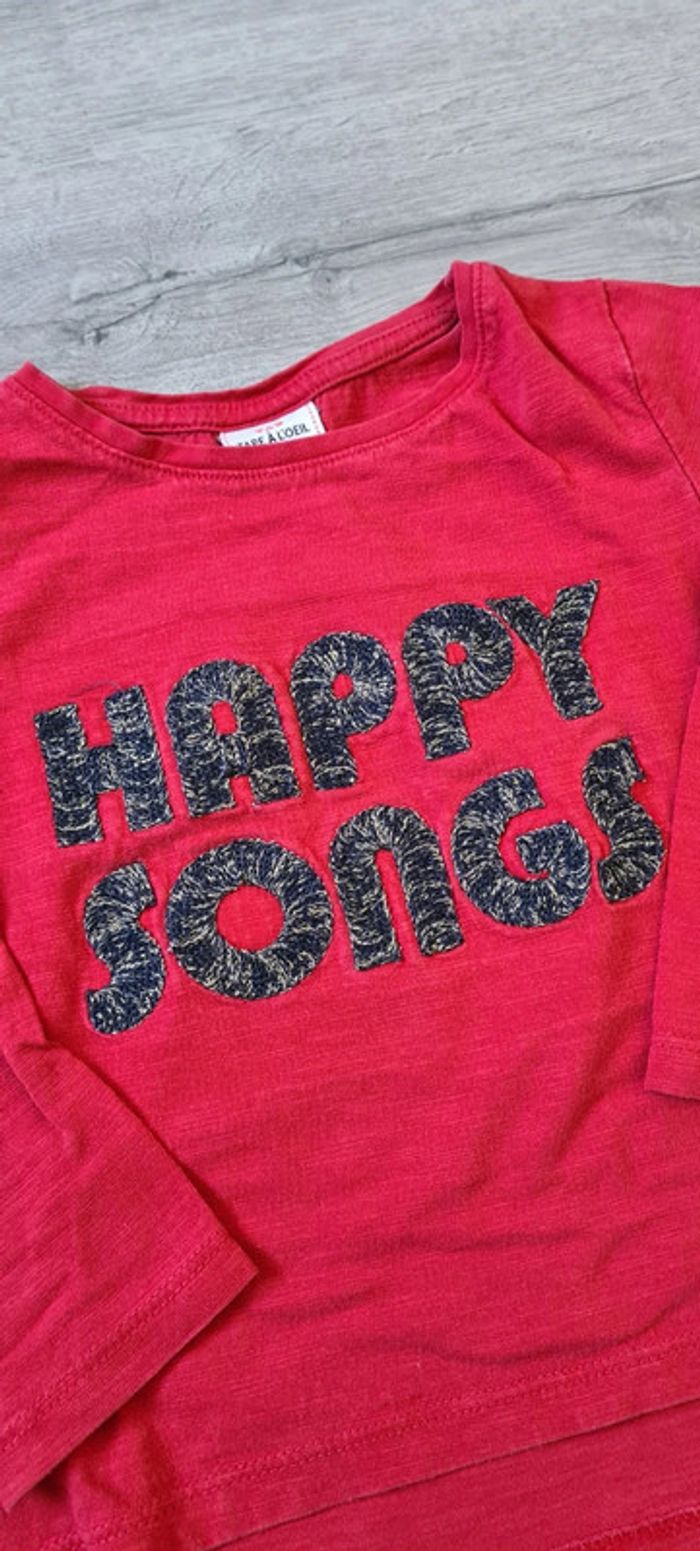 T-shirt Happy songs TAO 2 ans - photo numéro 2