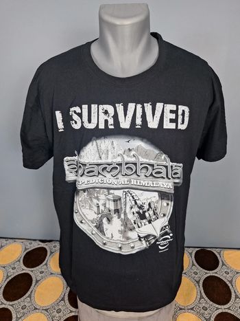 tee shirt port aventura / noir homme taille XL (422)