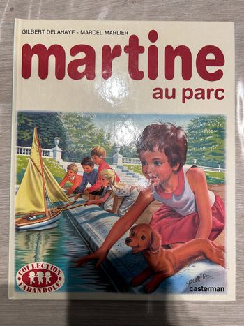 Livre vintage "Martine au parc"