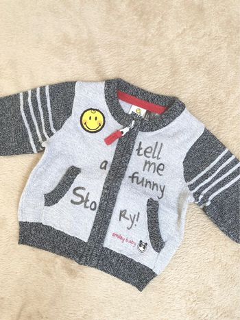Gilet / 1mois / smiley