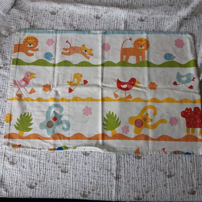 Housse couette 110x125 avec taie oreiller IKEA imprimé animaux