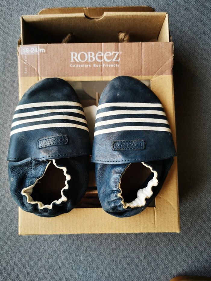 Chaussons cuir bébé robeez 23/24