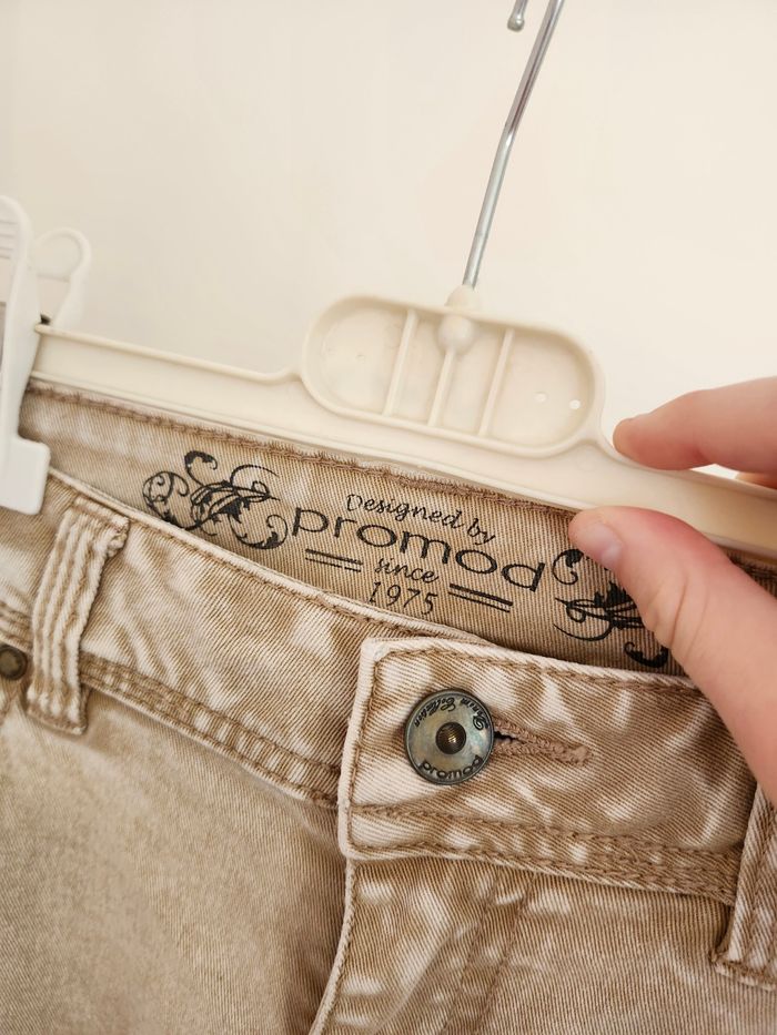 Jean skinny Promod beige taille M - photo numéro 4