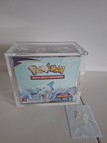Protection acrylique display Pokémon aimantée épaisse 8mm premium
