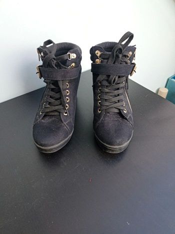 Basket compensée mim noir