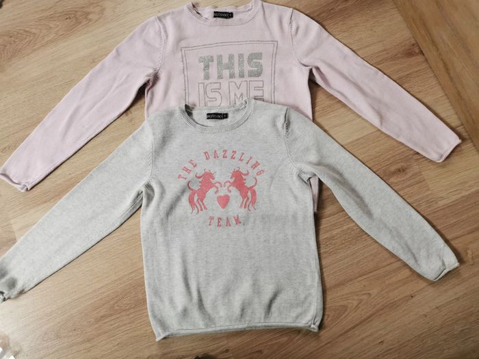 Lot de 2 pulls Inextenso pour fille 8 ans