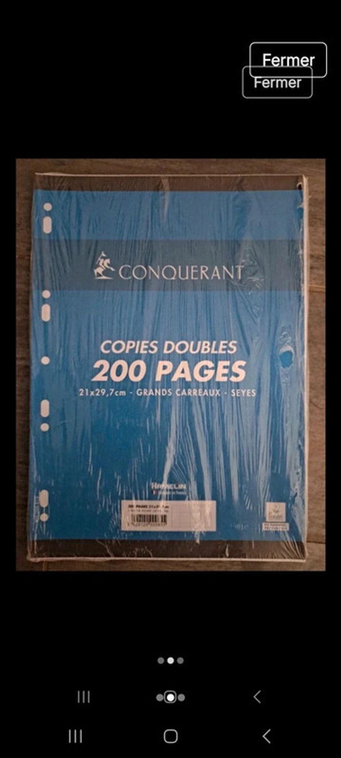 200 copies doubles Conquérant - photo numéro 2