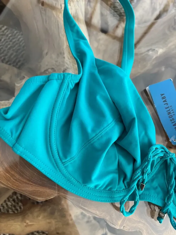 Haut de maillot de bain Maison Lejaby vert 100C - photo numéro 3