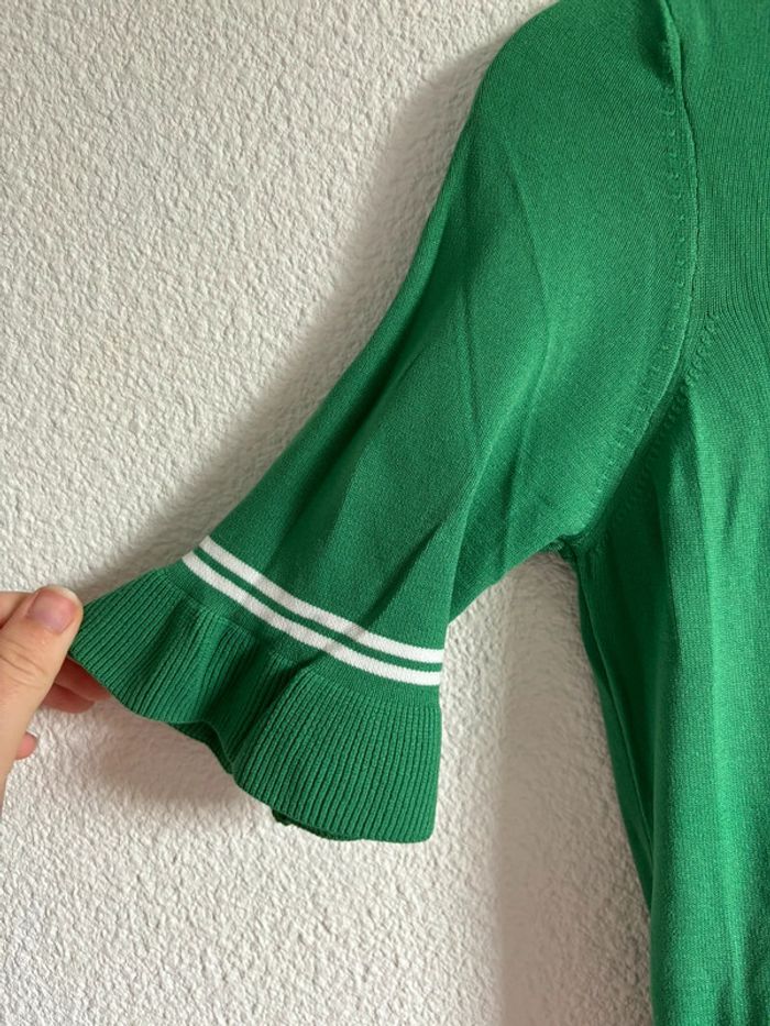 Pull manches courtes vert Naf Naf Taille XS - photo numéro 3