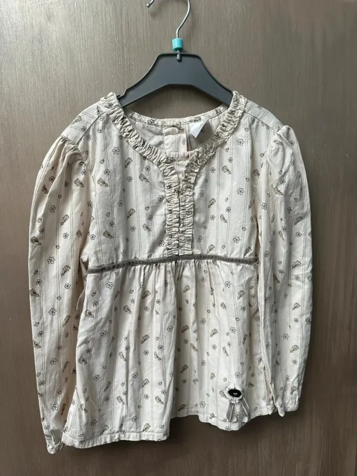 Blouse beige fille Palomino 6 ans - photo numéro 2