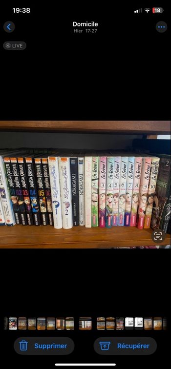 Lot manga en scène 