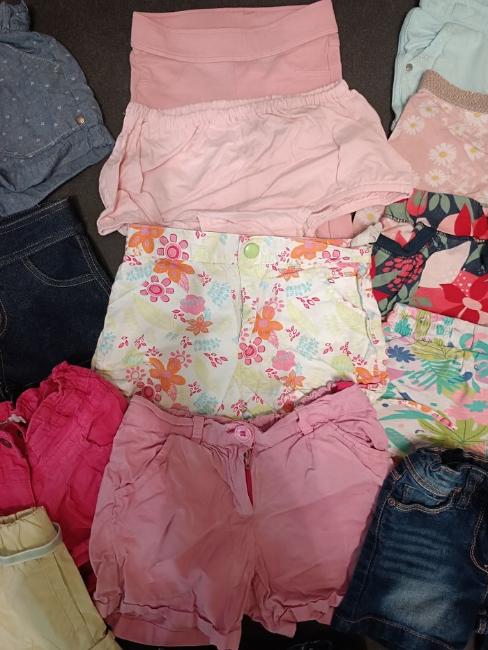 Lot de 9 shorts et 1 jupe - photo numéro 3