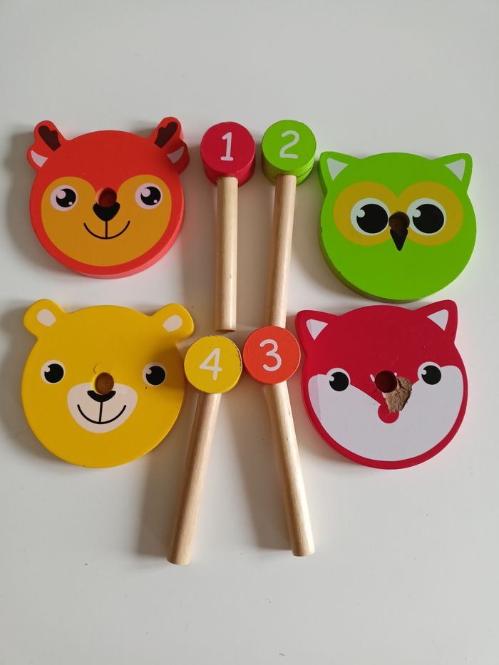 Jeu de lancer d'anneaux animaux playtive complet - photo numéro 2