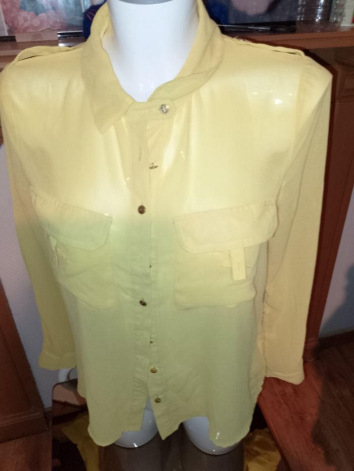 chemise jaune t 40