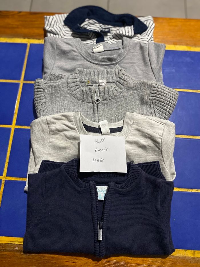 Lot de veste pull 6 mois - photo numéro 2