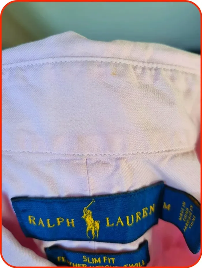 Chemise rose Homme Ralph Lauren Taille M - photo numéro 11