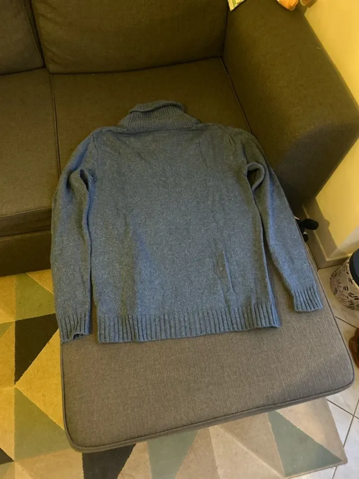 Pull col châle homme, Throttleman taille L - photo numéro 4