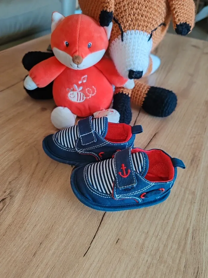 Chaussures garçon neuves freemouss 17 bleu et rouge - photo numéro 8