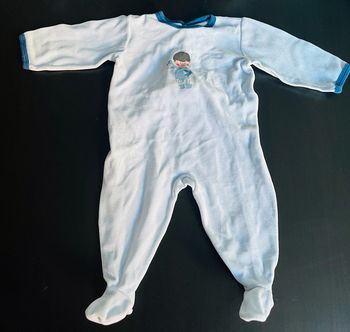 Pyjama bleu Petit Bateau 12 mois