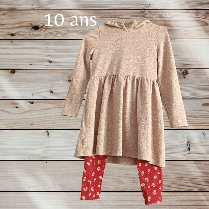 Ensemble robe et pantalon 10 ans - photo numéro 2