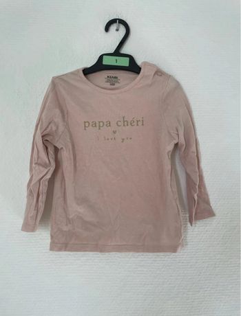 T-shirt manche longue bébé fille - taille 24 mois