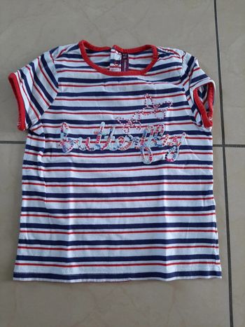 Tee shirt manches courtes fille 5 ans