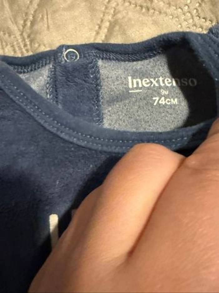 Lot de 2 pyjamas pour bébé 9 mois /marque Inextenso et Kiabi - photo numéro 4