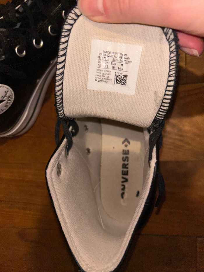 Converse en cuir - photo numéro 5