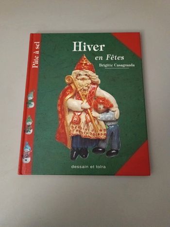 Hiver en fêtes pâte à sel Brigitte casagranda