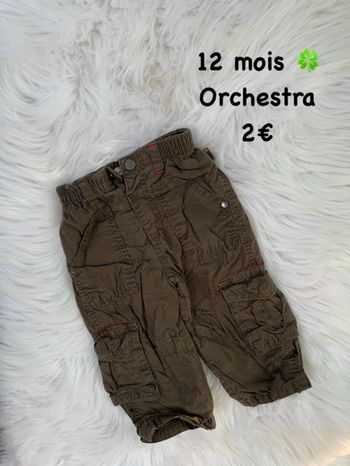 Pantalon 🍀 12 mois 🍀 Orchestra