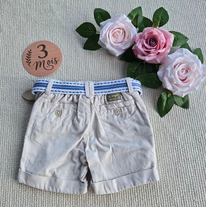 Short avec ceinture Sergent Major 3 mois neuf - photo numéro 2