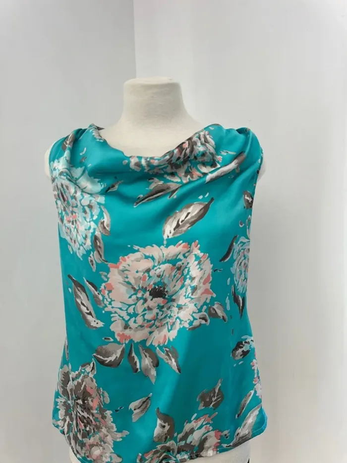 Blouse satinée