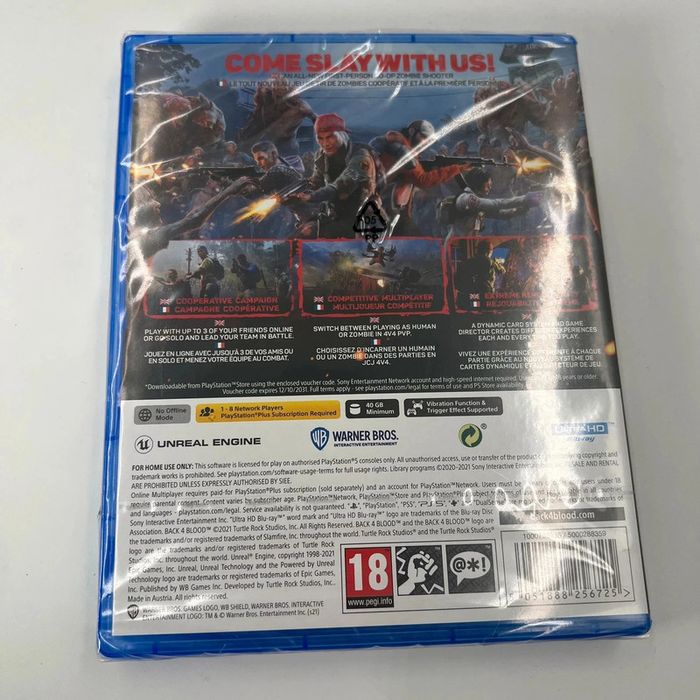 Jeu PS5 back 4 Blood neuf sous blister - photo numéro 3