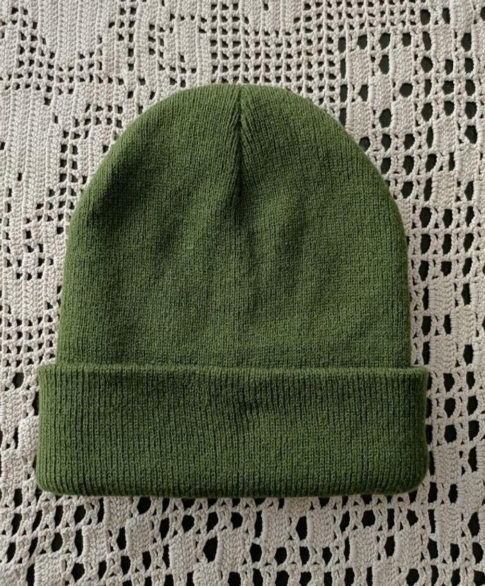 Bonnet milano kaki en 100% laine, taille unique