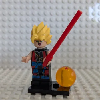 Figurine Dragon Ball Super : Son Goku Xeno Super Saiyan , Style Lego