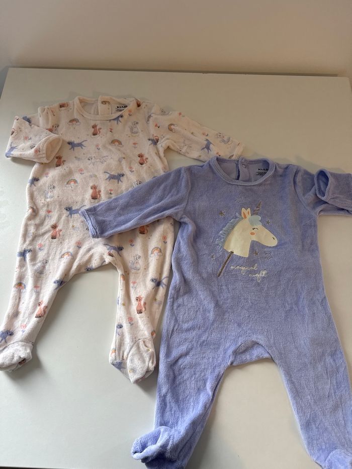 Pyjama velours 6 mois Kiabi