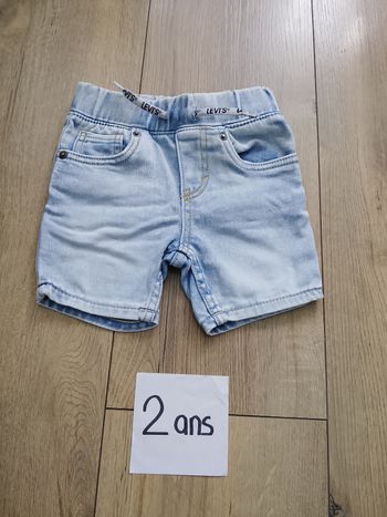 Short en jeans skinny pour bébé garçon 2 ans levi's 