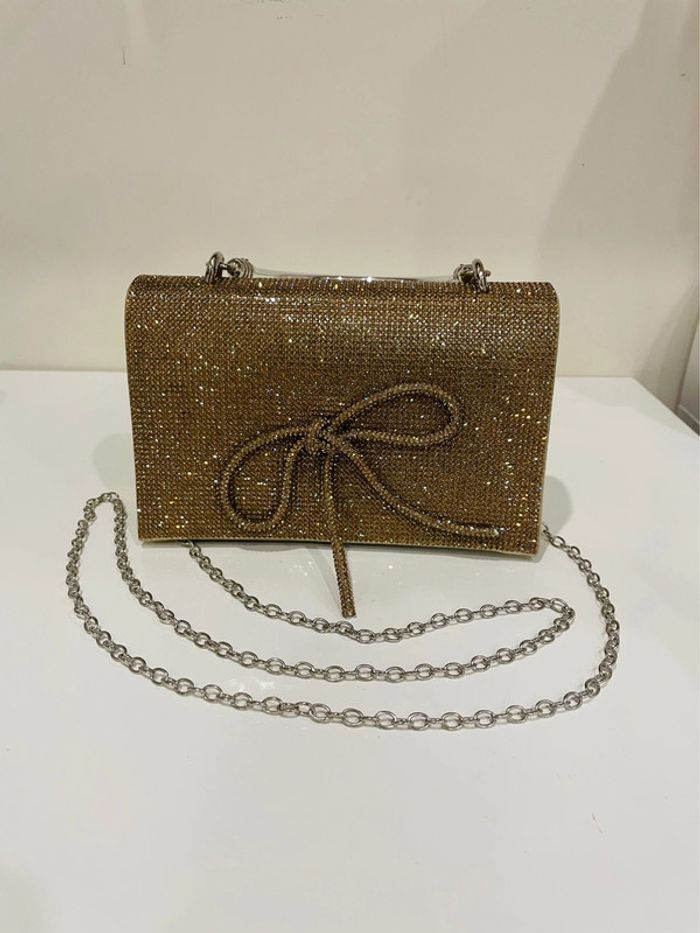 Pochette de soirée couleur bronze - photo numéro 3