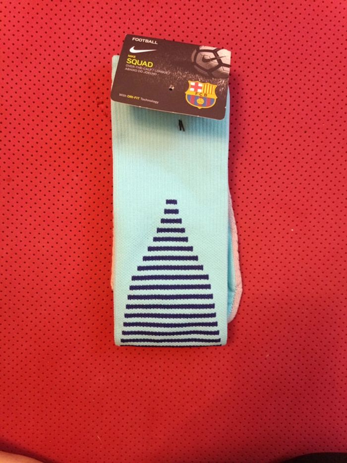 Chaussettes de foot FC Barcelone, Nike Authentique Officiel taille 42/46, neuf - photo numéro 5